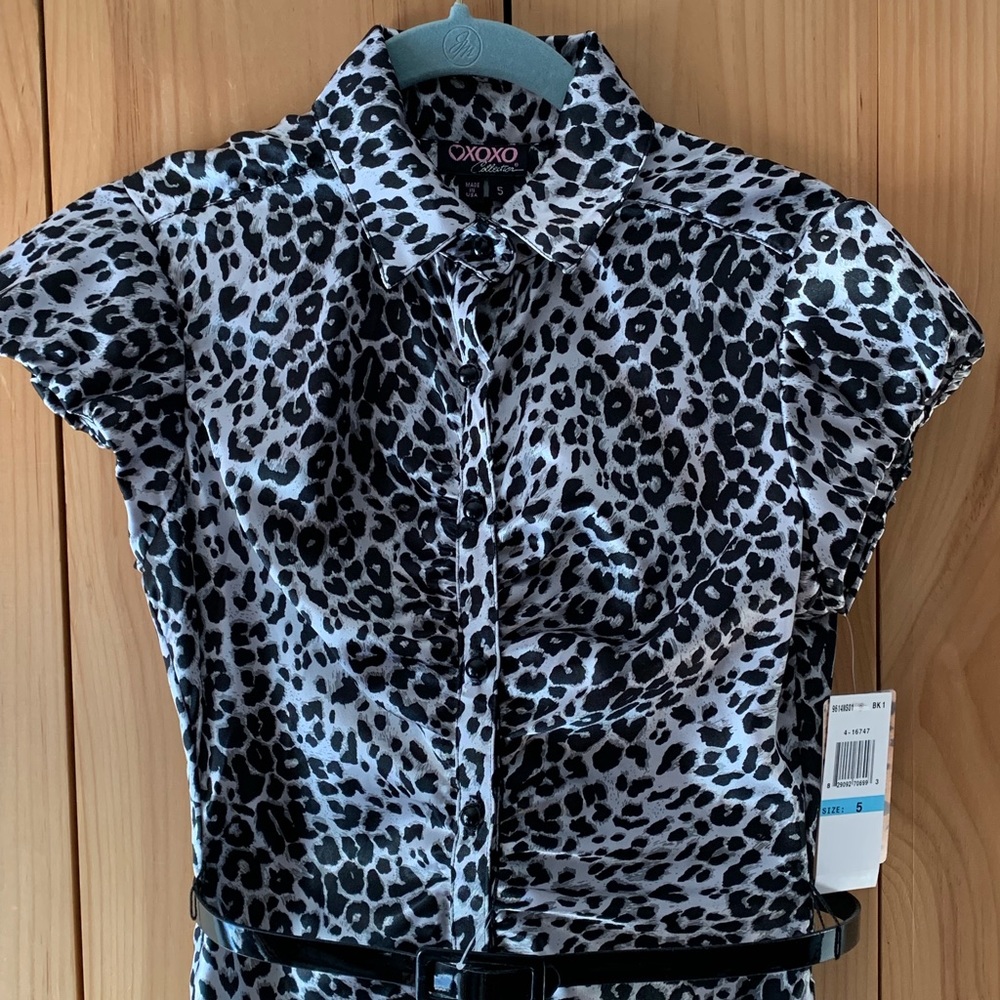 🌈 XOXO Leopard print dress - Picture 2 of 8
